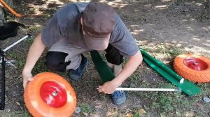 Тележка для пешего туризма. Тележка для транспортировки лодки Двина 26 НД Сплав