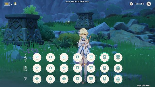 Shining in the sky(Clannad Ost) Genshin Impact lyre смотреть онлайн