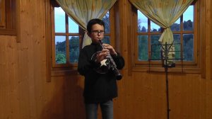 И. С. Бах Шутка - Иван Андреев Гобой - 11 лет / Bach Badinerie Oboe Ivan Andreev 11 years