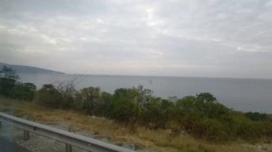 Вдоль Чёрного моря. Общественный транспорт из Новороссийска в Кабардинку// 2023