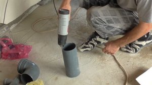 Наращивание канализационных труб