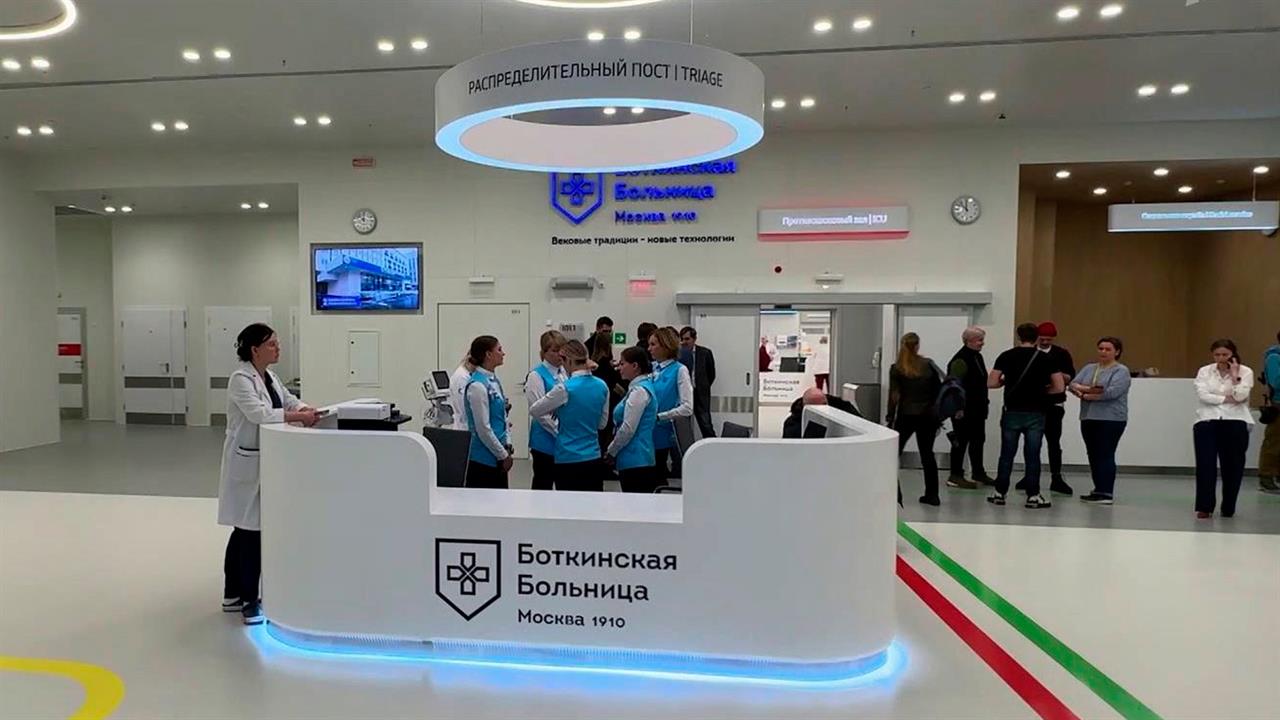 На территории Боткинской больницы в Москве открылись два суперсовременных медицинских комплекса