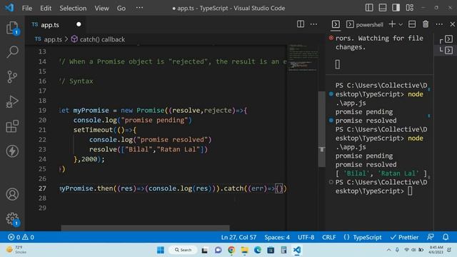 Promise in TypeScript/JavaScript | TypeScript for Beginners (Hindi/Urdu) # 30