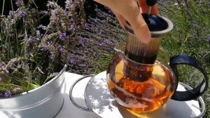 Чёрный чай с лавандой(Lavandula angustifolia).Как приготовить лавандовый чай ? Очень просто.