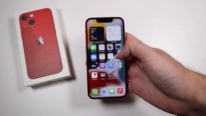 Распакуем iPhone 13 mini - красненький, маленький и за 100к