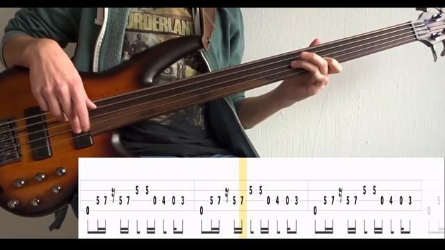 Slave Called Shiver (Porcupine Tree) - (BASS ONLY) Bass Cover (With Tabs) смотреть онлайн