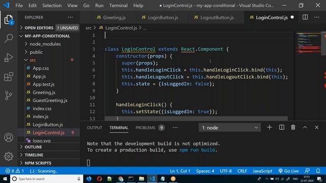 Conditional Rendering | #13 React JS Tamil Tutorial for Beginners