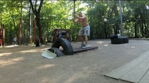 Спорт зал в лесу ?Супер спорт площадка ??Уличная тренировка в парке Кузьминки