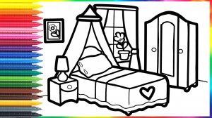 Как нарисовать детскую комнату для детей