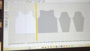 А теперь выкройка в программе ДК8 Рattern in the DK8 program