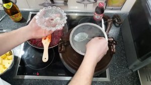 Настоящий Украинский Борщ в Афганском Казане.