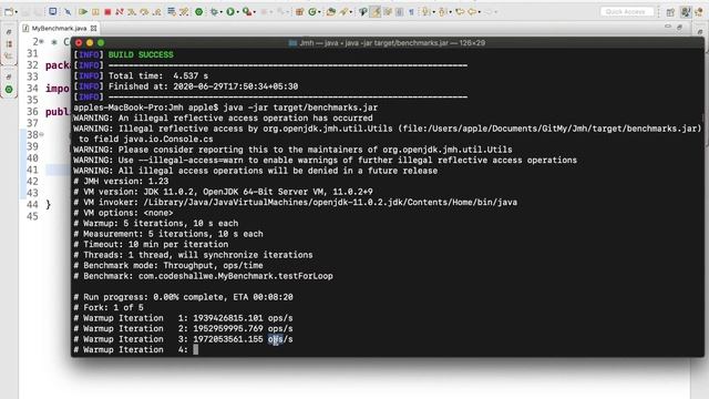Java Microbenchmark Harness | JMH | Set up смотреть онлайн