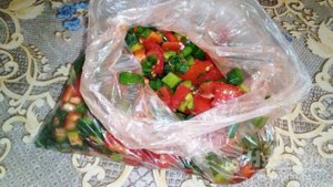 Заморозка овощной смеси для супа