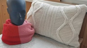 Уютные аксессуары из вязаных вещей) #переделки