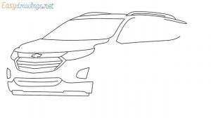 How To Draw Chevrolet Equinox Step by Step for Beginners