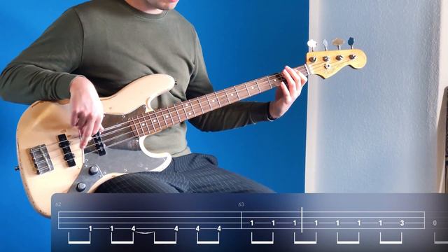 BELAYA NOCH - Chernikovskaya Hata | Bass Only with Play Along Tabs