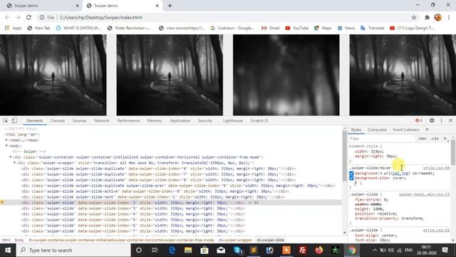 Responsive slider with blur effect using swiper js смотреть онлайн