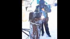 Уборка снега на Луаз 969М - 2 Часть -, доработка отвала