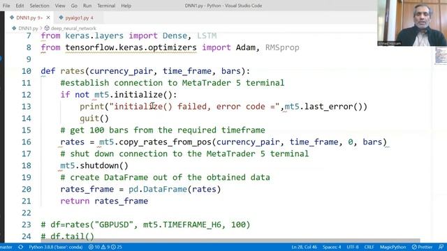 Tensorflow Deep Learning Neural Network MT5 Algorithmic Trading System That Predicts Next Candle