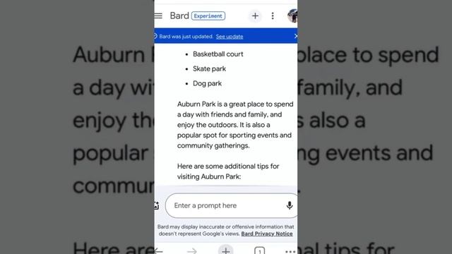 Experiment with google bard AI#bardai #bard