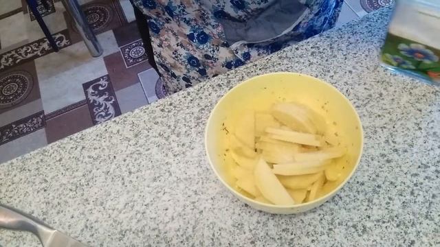 Курица с картошкой в молоке