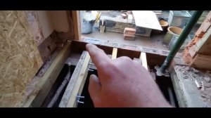 French doors & bay window Pt2   Floor joist extensions & start window framework