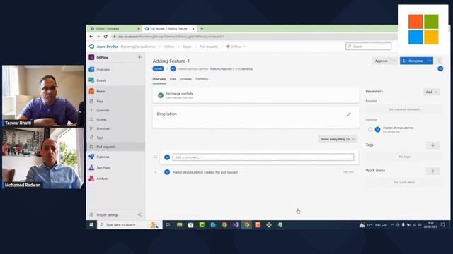 MVP TechBytes - Git Branch and Merge Strategy using Azure DevOps with Mohamed Radwan смотреть онлайн