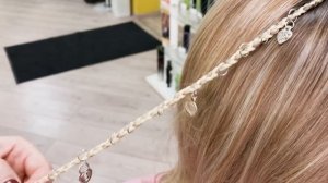Пирсинг для волос. Hair Piercing плетение с канекалоном.