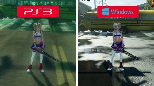 Lollipop Chainsaw [2012] PS3 vs PC (Сравнение графики)