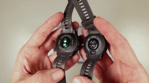 Garmin Instinct 1 Solar vs Instinct 2s Solar / size comparison (no review)