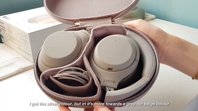 headphones for that pinterest girl aesthetic ? | sony wh-1000xm4 unboxing смотреть онлайн