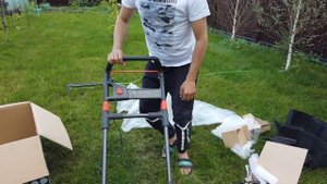 Аккумуляторная газонокосилка Gardena PowerMax Li 40/37 РАСПАКОВКА ПОДРОБНАЯ