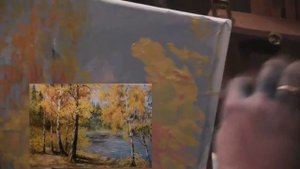 Живопись маслом  Как написать осень, листву  Игорь Сахаров