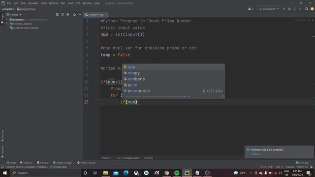 Check Prime Number in python