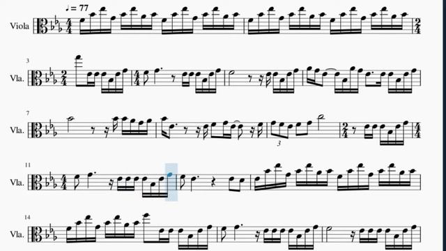 Viola Sheet Music: How to play Do You Want to Build a Snowman