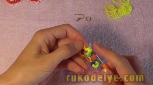 Сережки из резинок. Как плести серёжки из резинок