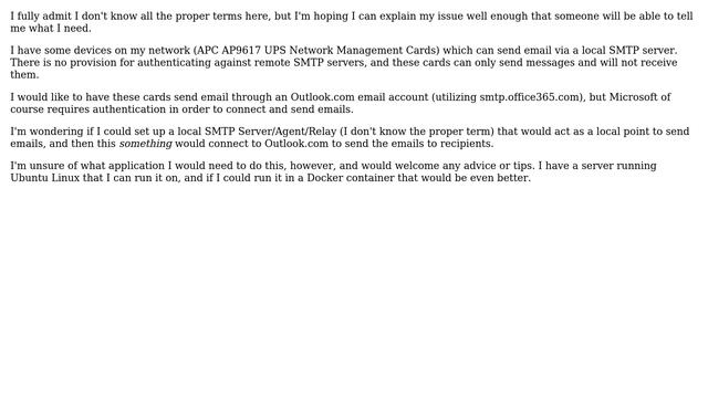 DevOps & SysAdmins: Will a local SMTP Server/Agent solve my issue? смотреть онлайн
