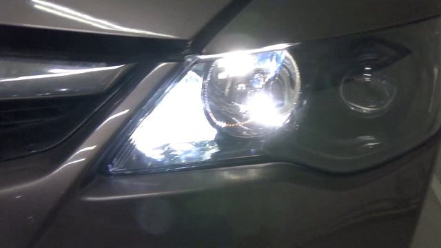 HONDA CIVIC + BI LED KOITO и HPL Crossfire и покраска масок фар смотреть онлайн
