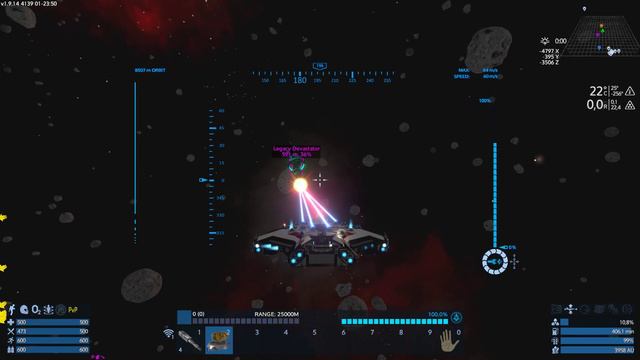 Empyrion: Galactic Survival. Fight with Legaсy Ship смотреть онлайн