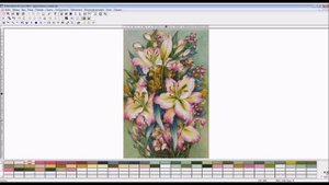 Вышивка крестом. Начала делать схему в pattern Maker. Схема от Химеры