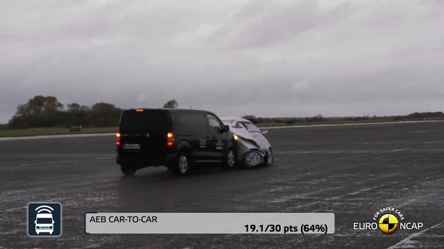 Тест систем безопасности Euro NCAP модели Opel Zafira Life/Vivaro 2021