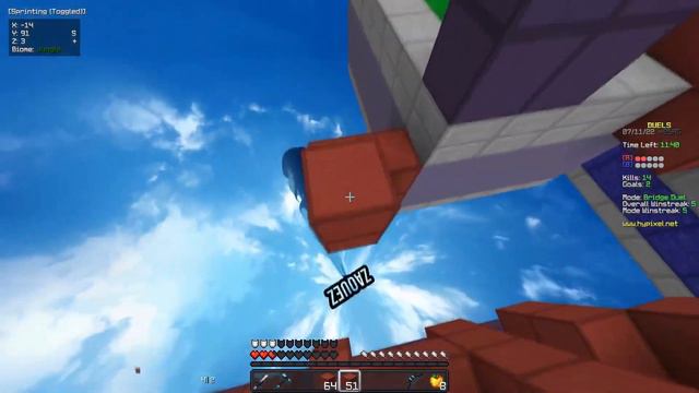 it wasnt luck it was pure skill trust me