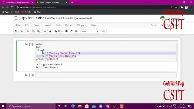 Python If Else | If Else Statement In Python | Python Training|CodeWithTuqi programming