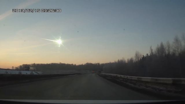 Падение метеорита в Челябинске 15.03.2013.