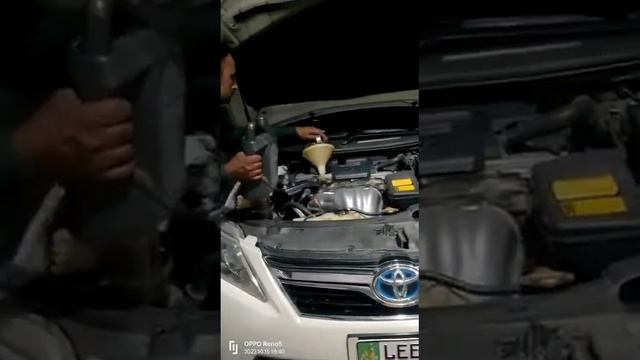 Toyota Camry oil change / zic X7 /10w40