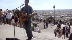 Karen and Paige Singing at Montmartre