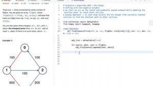 Cheapest Flights Within K Stops | Dijkstra's Algorithm Python Solution