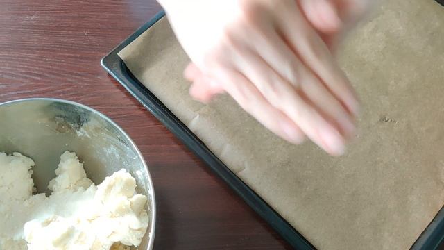 Творожное печенье на рисовой муке. Очень нежное, рассыпчатое с творожно-сливочным вкусом!