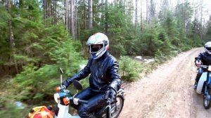 Путешествие с Алёной и Honda Super Cub 50 на слёт Джебел-клуба под Молодильно.