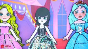 OMG! How To Fix SQUID GAME DOLL? - Poor Squid Game Doll and Kind Fairy | DIY Paper Dolls & Cartoon